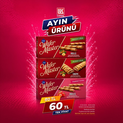 Lukoil Marketlerde Ayın Ürünü : Wafer Master
