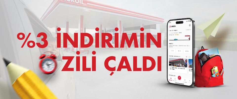 %3 İndirimin Zili Çaldı
